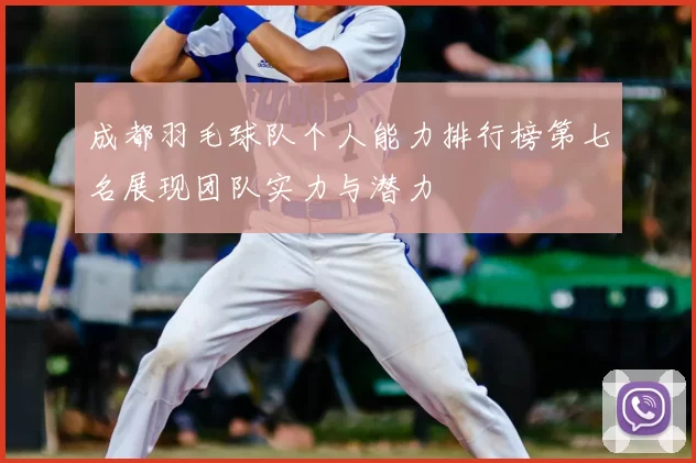 成都羽毛球队个人能力排行榜第七名展现团队实力与潜力