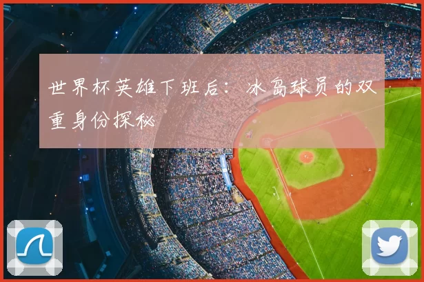 世界杯英雄下班后：冰岛球员的双重身份探秘